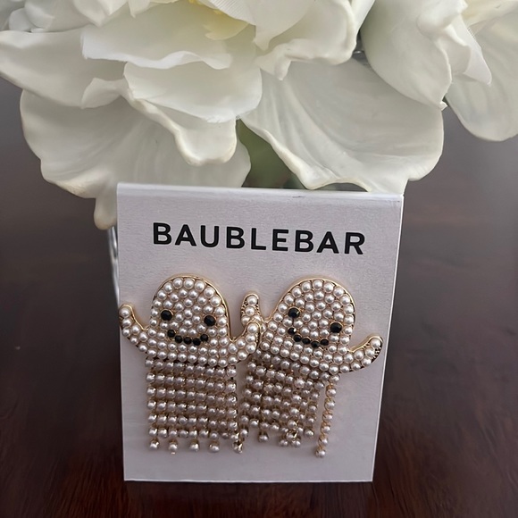 BaubleBar Jewelry - BAUBLEBAR Pearl Ghost Earrings-Brand New